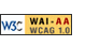 Sello W3C Accesibilidad AA